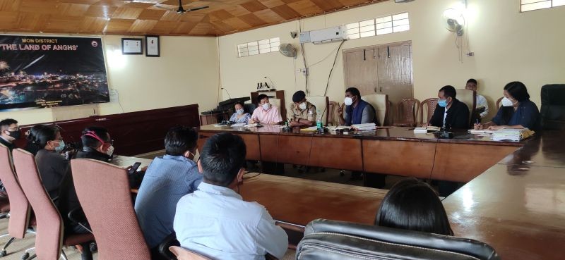 A combined DTF meeting was held at the DC's conference hall in Mon on May 3. (DIPR Photo)